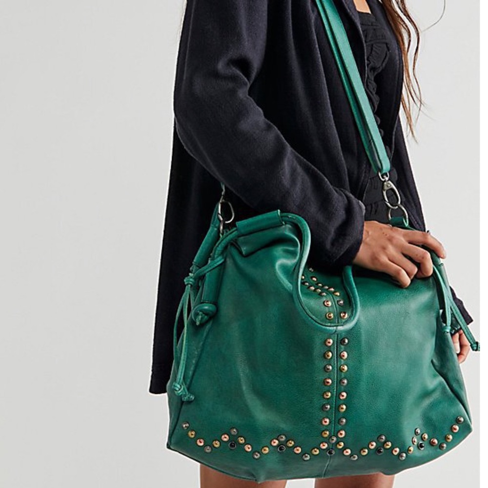 Free People Studded Hobo Bag